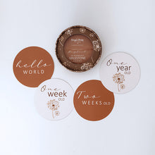 Load image into Gallery viewer, Snuggle Hunny Kids Reversable Milestone Cards