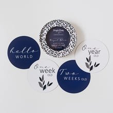 Load image into Gallery viewer, Snuggle Hunny Kids Reversable Milestone Cards