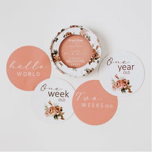 Load image into Gallery viewer, Snuggle Hunny Kids Reversable Milestone Cards