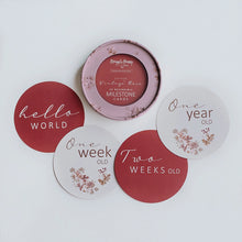 Load image into Gallery viewer, Snuggle Hunny Kids Reversable Milestone Cards