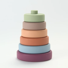 Load image into Gallery viewer, Stacking & Learning Tower- ROUND