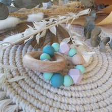 Load image into Gallery viewer, Mono Wooden Teething Toy (Multi Colour)