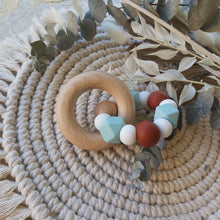Load image into Gallery viewer, Mono Wooden Teething Toy (Multi Colour)