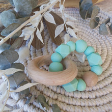 Load image into Gallery viewer, Mono Wooden Teething Toy Solid Colour