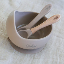 Load image into Gallery viewer, Silicone Suction Feeding Bowl & 2 Spoons