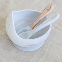 Load image into Gallery viewer, Silicone Suction Feeding Bowl & 2 Spoons