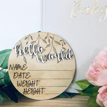 Load image into Gallery viewer, Birth Announcement Discs