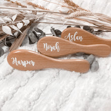 Load image into Gallery viewer, Personalised Wooden Baby Brush