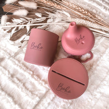 Load image into Gallery viewer, Silicone Sip & Snack Set