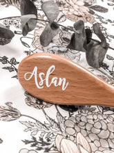 Load image into Gallery viewer, Personalised Wooden Baby Brush