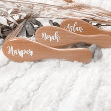 Load image into Gallery viewer, Personalised Wooden Baby Brush