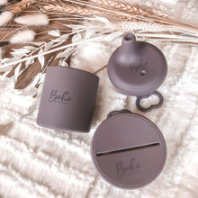 Load image into Gallery viewer, Silicone Sip & Snack Set