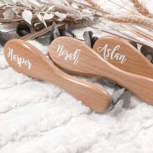 Load image into Gallery viewer, Personalised Wooden Baby Brush