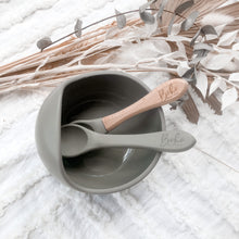 Load image into Gallery viewer, Silicone Suction Feeding Bowl & 2 Spoons