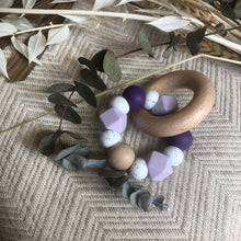Load image into Gallery viewer, Mono Wooden Teething Toy (Multi Colour)