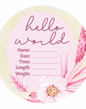 Load image into Gallery viewer, Birth Announcement Discs