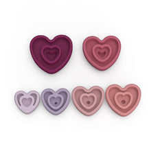 Load image into Gallery viewer, Silicone Stacking & Learning Tower- HEART