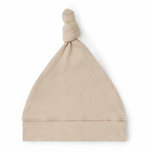 Load image into Gallery viewer, SHK Ribbed Organic Knotted Beanie
