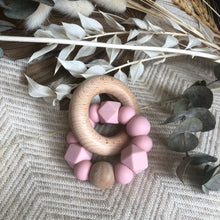 Load image into Gallery viewer, Mono Wooden Teething Toy Solid Colour
