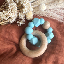 Load image into Gallery viewer, Mono Wooden Teething Toy Solid Colour
